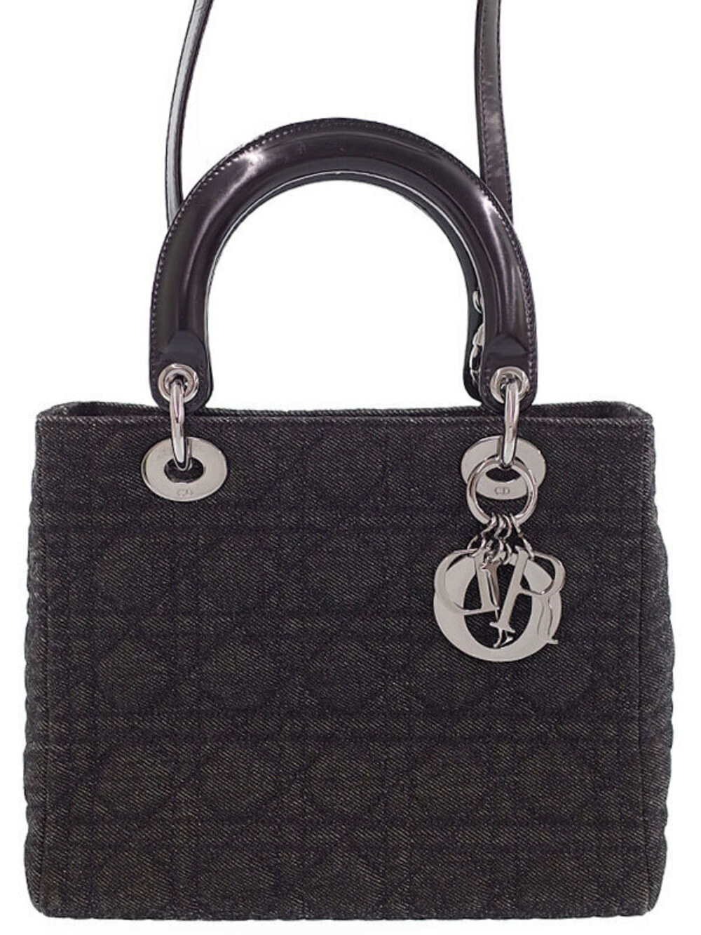 Christian Dior Cannage Quilted Lady Dior 2way bag